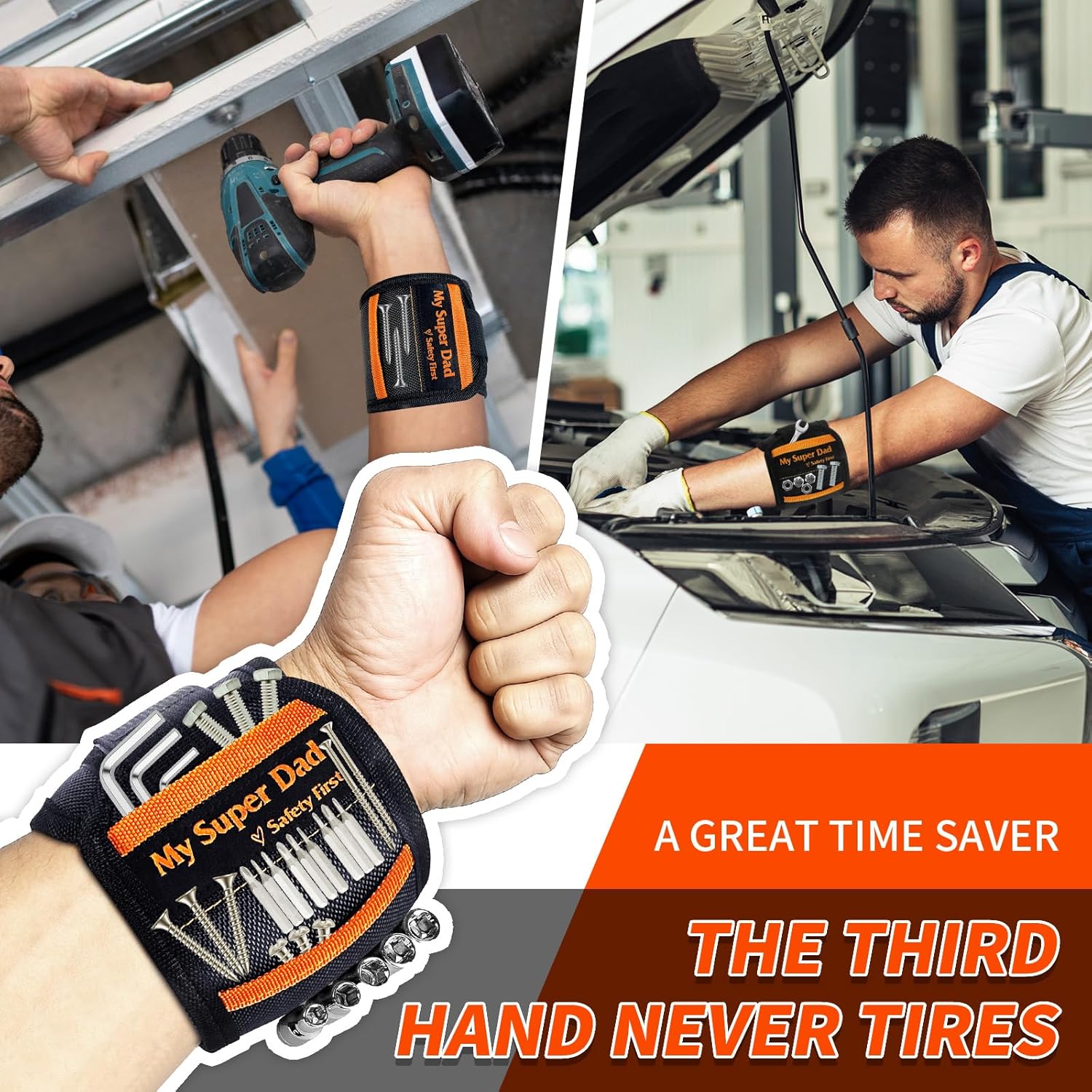 Super Dad Magnetic Wristband